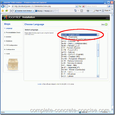 joomla-1.5.15-install-1-language