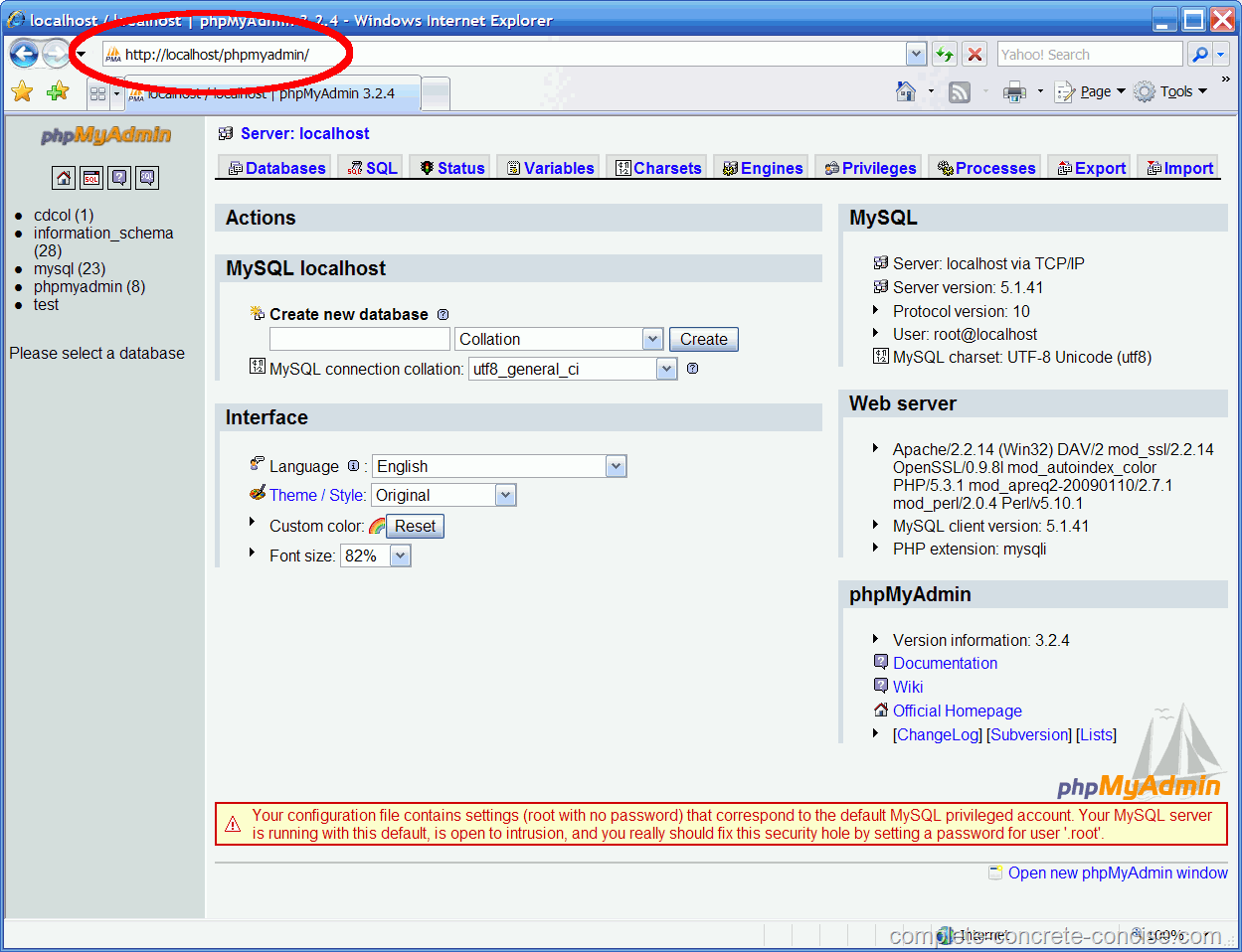 Creating A MySQL Database Using XAMPP Complete Concrete Concise