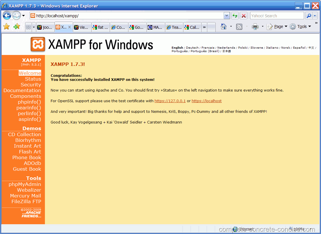 xampp-successful-install-welcome-screen