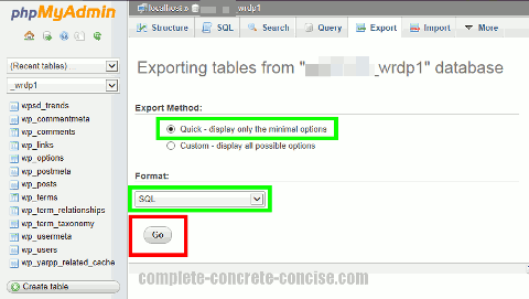 phpmyadmin connect to remote database